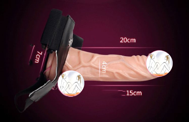 Kích thước dương vật rỗng ruột có dây đeo mới nhất